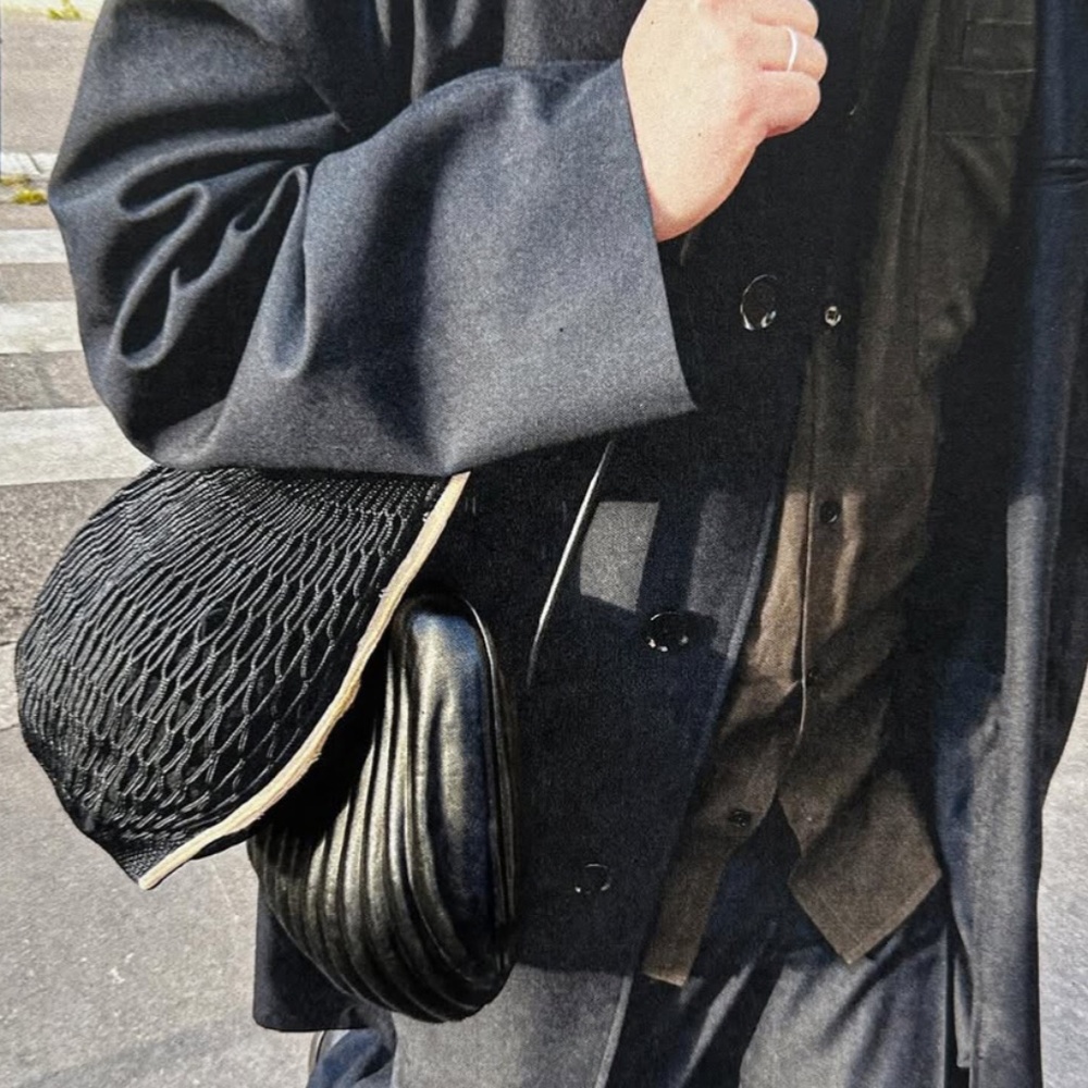 Mini Crossbody Filt Net Bag